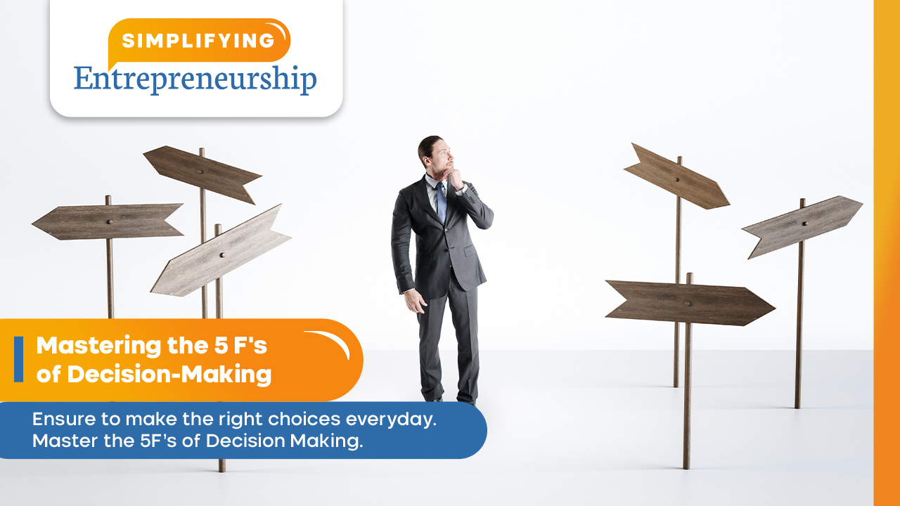 Mastering the 5 F’s of Decision-Making: A Blueprint for Business Owners
